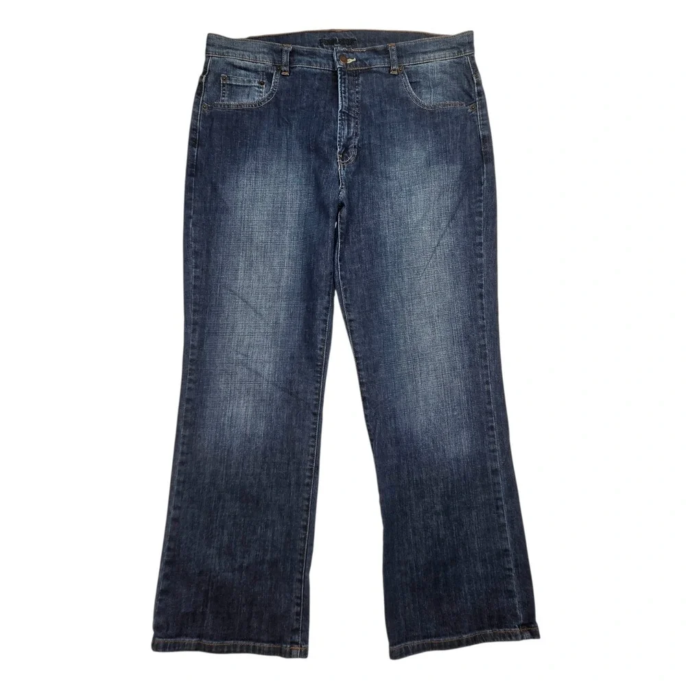 Pendleton Jeans Mens 38x30 Excellent Fading Blue Dark Wash Straight Leg Denim
